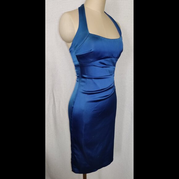 Cache Blue Halter Dress - Picture 2 of 16